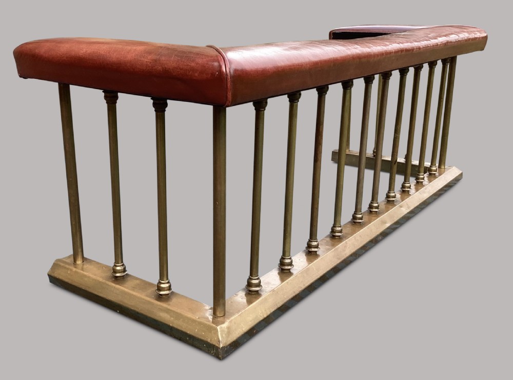 C19th brass club fender View XII