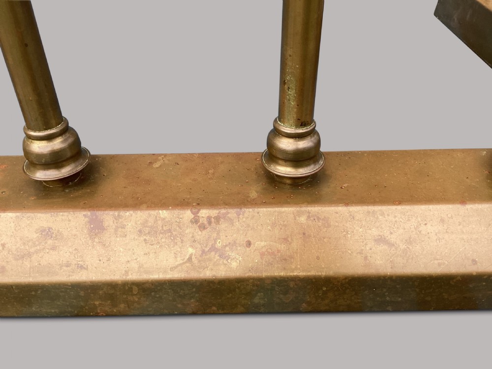 C19th brass club fender View XIII