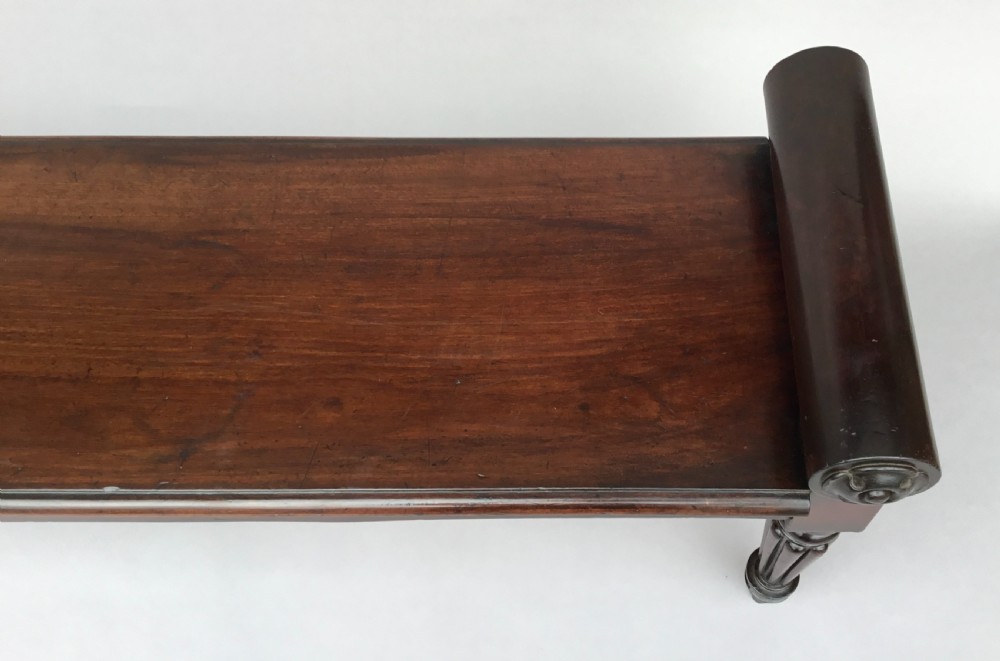 Regency mahogany hall bench; attributed to Gillows View VII