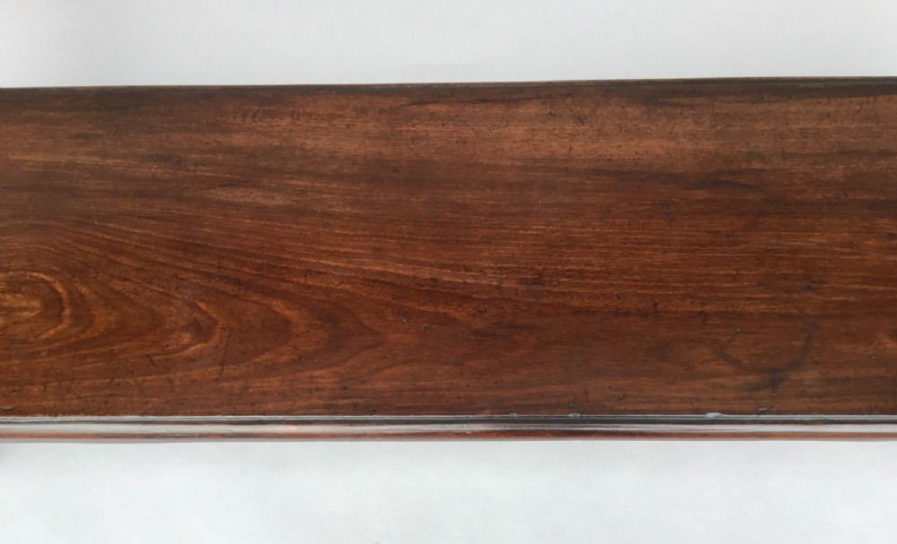 Regency mahogany hall bench; attributed to Gillows View IX