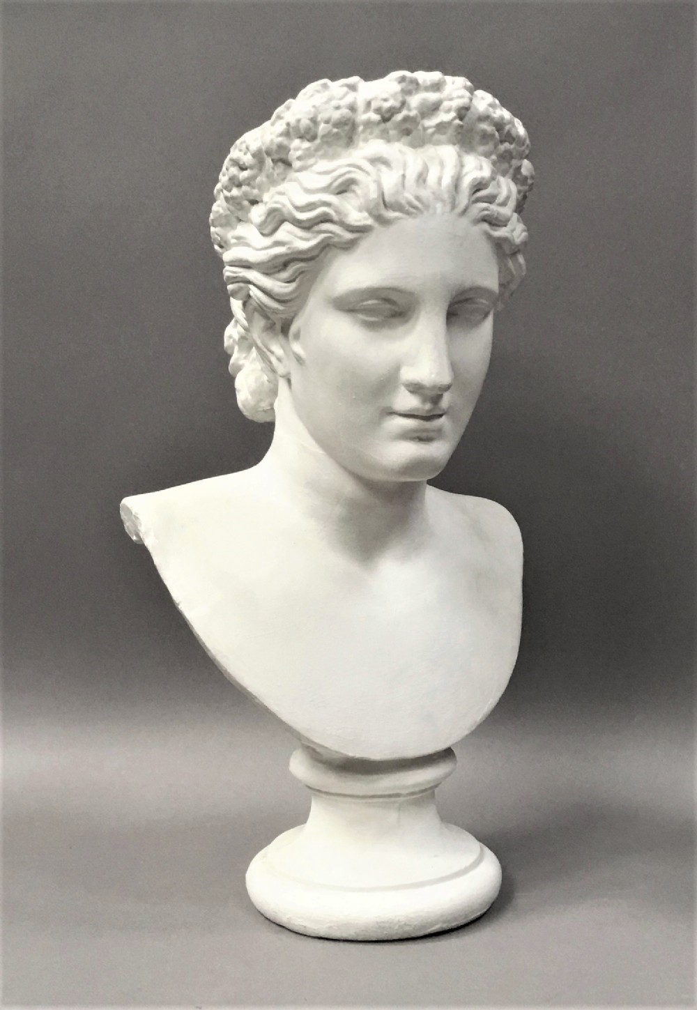 C19th plaster life size bust of Venus