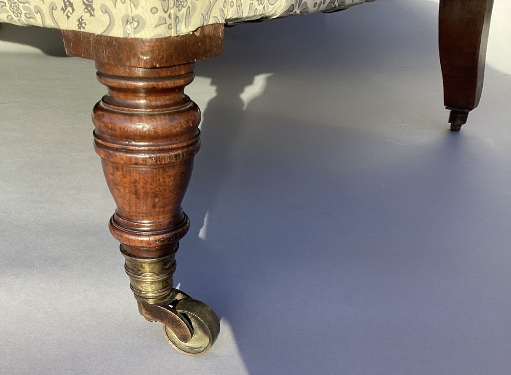 C19th small Howard & Sons settee / sofa View XIV