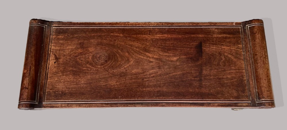 Regency mahogany hall bench / seat, attributed to Marsh and Tatham View XI