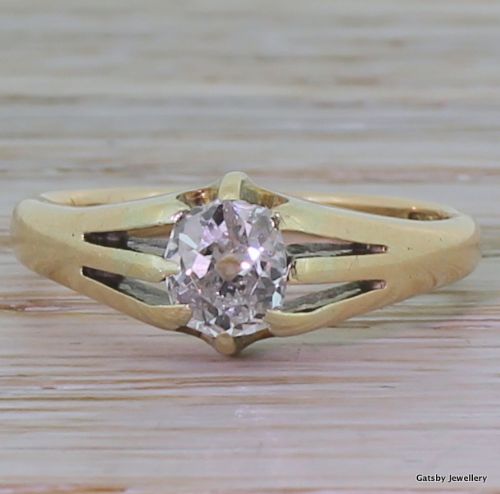 fig 1.
Victorian 0.65 Carat Old Mine Cut