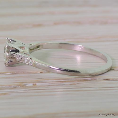 fig 2. Art Deco 0.75 Carat Old Cut Diamond Ring, circa 1935
