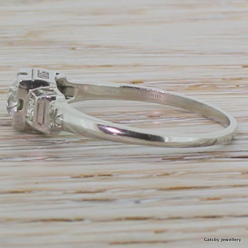 fig 2. Art Deco 0.50 Carat Old Cut Diamond 