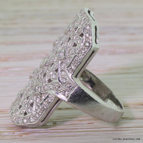 fig 2. Art Deco 1.18 Carat Diamond