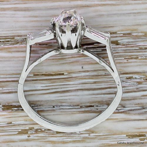 fig 3. Art Deco 1.61 Carat Old Cut Diamond