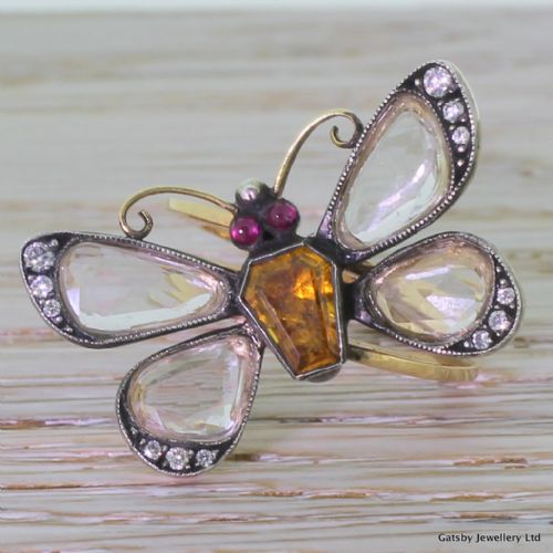 fig 1. Early Victorian 1.50 Carat Rose Cut Diamond