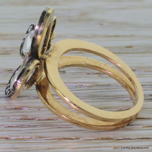 fig 2. Early Victorian 1.50 Carat Rose Cut Diamond