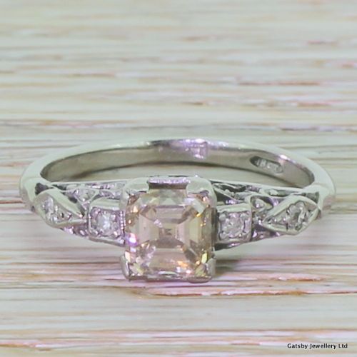 fig 1. Art Deco 1.16 Carat 