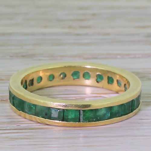 fig 1. Art Deco 1.35 Carat Emerald Full Eternity Ring, circa 1935