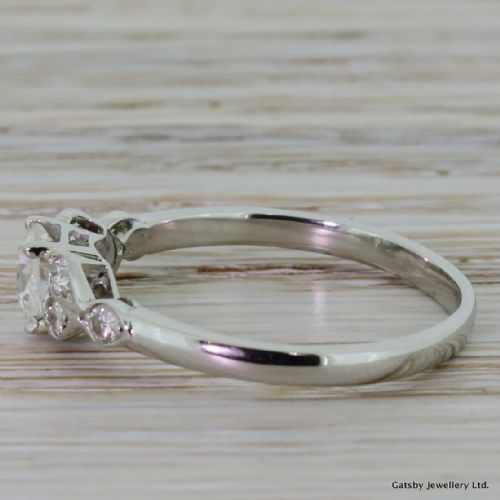 fig 2. Art Deco 0.55 Carat Old Cut Diamond Engagement Ring, circa 1915