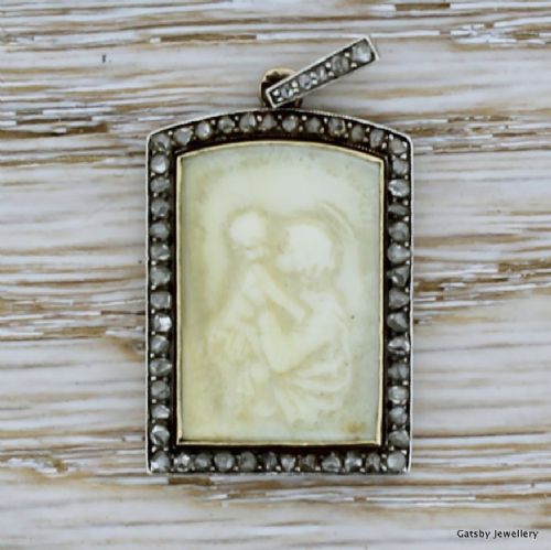 fig 1. Georgian Ivory & Diamond