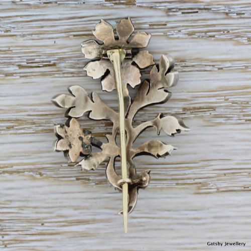 fig 2. Georgian Diamond Floral Spray Brooch, circa 1820