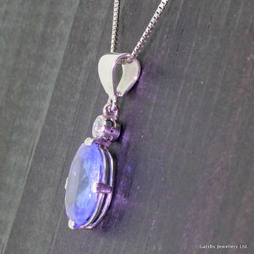 fig 2. Art Deco 5.00 Carat Sapphire & Diamond Pendant, circa 1935