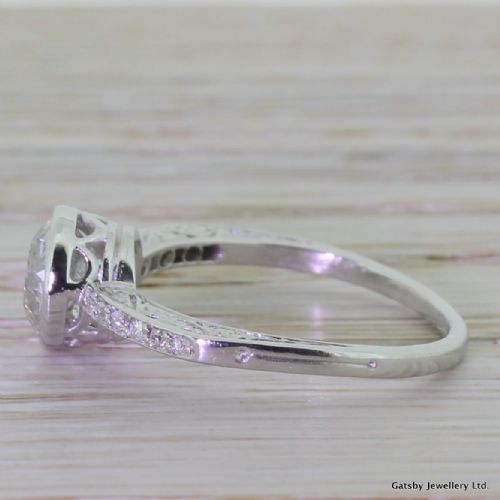 fig 2. Edwardian 1.51 Carat Old Cut Diamond