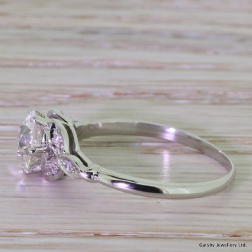 fig 2. Art Deco 1.19 Carat Old Cut Diamond