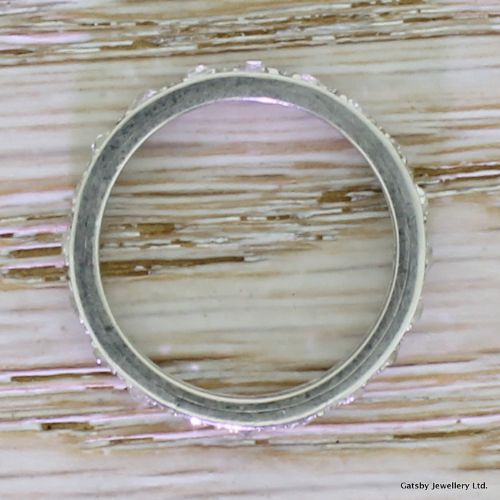 fig 1. Art Deco 1.05 Carat Old Cut Diamond Full Eternity Band Ring, circa 1920