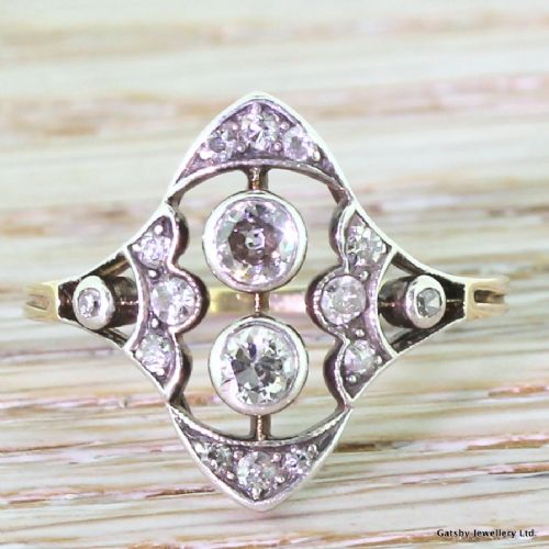 fig 1. Art Nouveau 0.48 Carat Diamond Ring, circa 1890