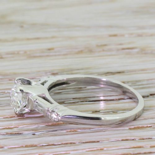 fig 2. Art Deco 0.97 Carat Old Cut Diamond Engagement Ring, circa 1925
