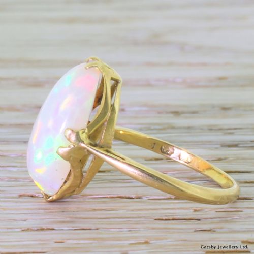 fig 2. Art Deco 6.00 Carat Opal Ring, circa 1930