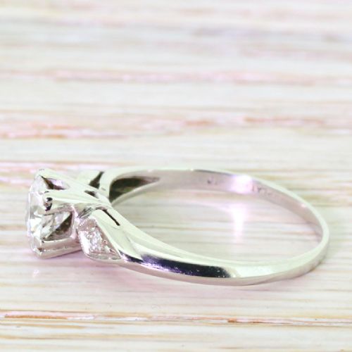 fig 2. Art Deco 0.65 Carat Old Cut Diamond Engagement Ring, circa 1935