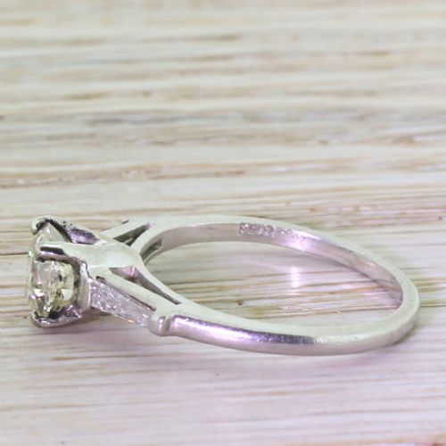 fig 2. Art Deco 1.22 Carat Old Cut Diamond Engagement Ring, circa 1935