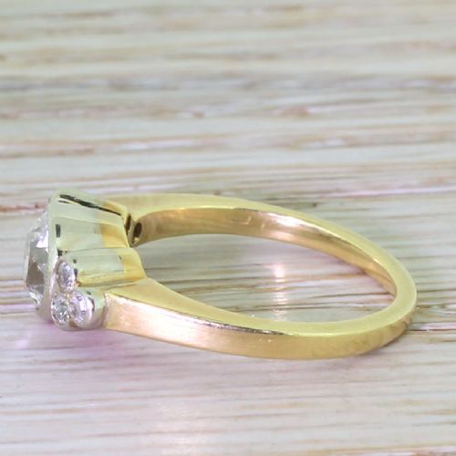 fig 2. Art Deco 0.85 Carat Old Cut Diamond Engagement Ring, circa 1940
