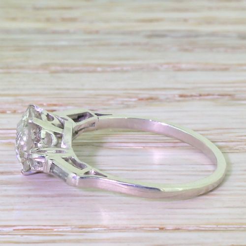 fig 2. Art Deco 1.80 Carat Old Cut Diamond Engagement Ring, circa 1925