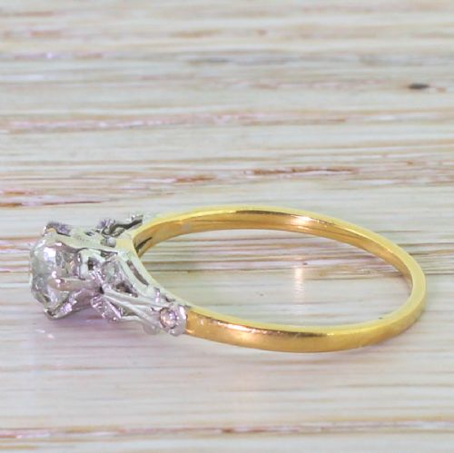 fig 2. Edwardian 0.57 Carat Old Cut Diamond Engagement Ring, circa 1910
