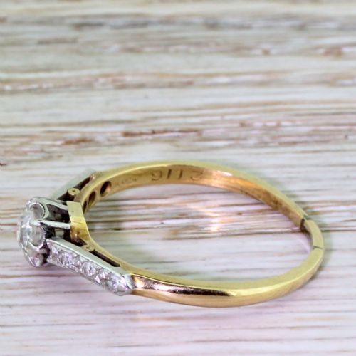 fig 2. Art Deco 0.40 Carat Old Cut Diamond Engagement Ring, circa 1915

