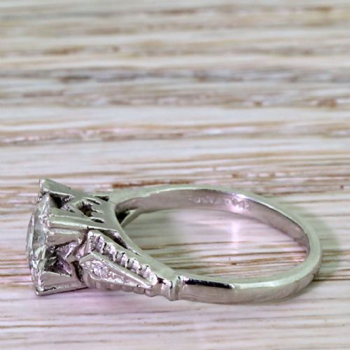 fig 2. Art Deco 1.14 Carat Old Cut Diamond Engagement Ring, circa 1925