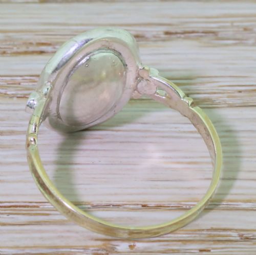 fig 3. Victorian 2.19 Carat Rose Cut Diamond Cluster Ring, circa 1890