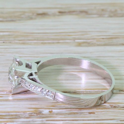 fig 2. Art Deco 0.57 Carat Old Cut Diamond Engagement Ring, circa 1935
