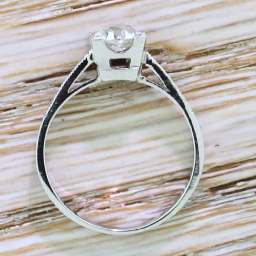 fig 3. Art Deco 0.57 Carat Old Cut Diamond Engagement Ring, circa 1935
