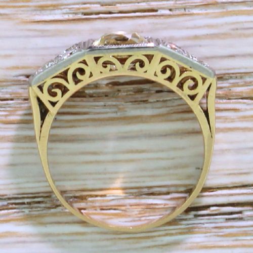 fig 3. Art Deco 1.62 Carat Old Cut Diamond Ring, circa 1940