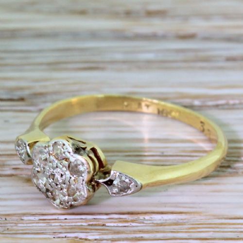Edwardian Eight-cut Diamond Daisy Cluster Ring, Circa 1905
