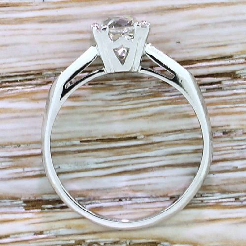 fig 3. Art Deco 1.20 Carat Old Cut Diamond Engagement Ring, French, circa 1930