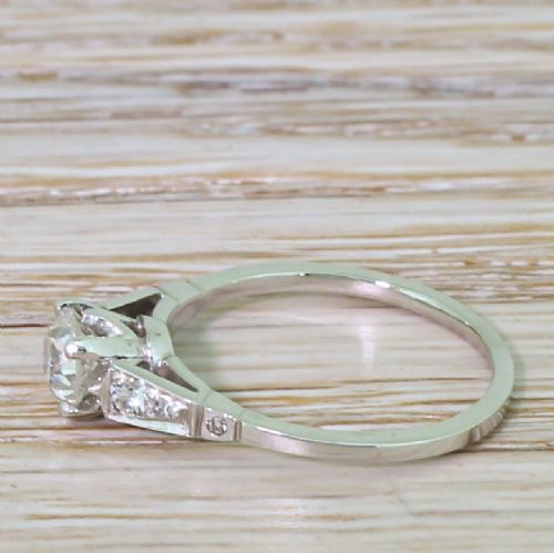 fig 2. Art Deco 0.50 Carat Old Cut Diamond Engagement Ring, circa 1920