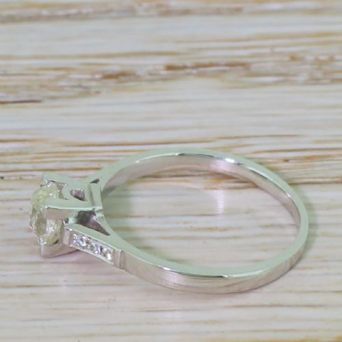 fig 2. Art Deco 0.51 Carat Old Cut Diamond Engagement Ring, circa 1925