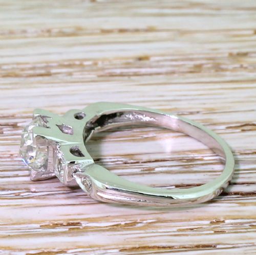 fig 2. Art Deco 0.94 Carat Old Cut Diamond Engagement Ring, circa 1930
