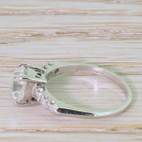 fig 2. Art Deco 1.51 Carat Old Cut Diamond Engagement Ring, circa 1915
