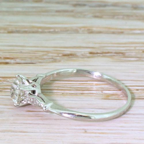 fig 2. Edwardian 0.53 Carat Old Cut Diamond Engagement Ring, circa 1910
