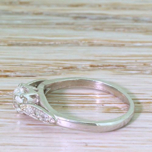 fig 2. Art Deco 0.52 Old Cut Diamond Engagement Ring, circa 1940
