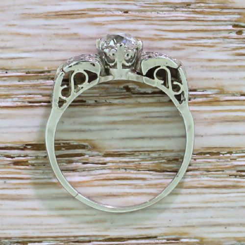 fig 3. Art Deco 1.09 Carat Old Cut Diamond Engagement Ring, 1915
