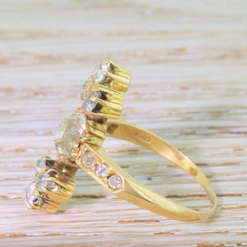 fig 2. Edwardian 1.20 Carat Old Mine Cut Diamond Ring, circa 1905