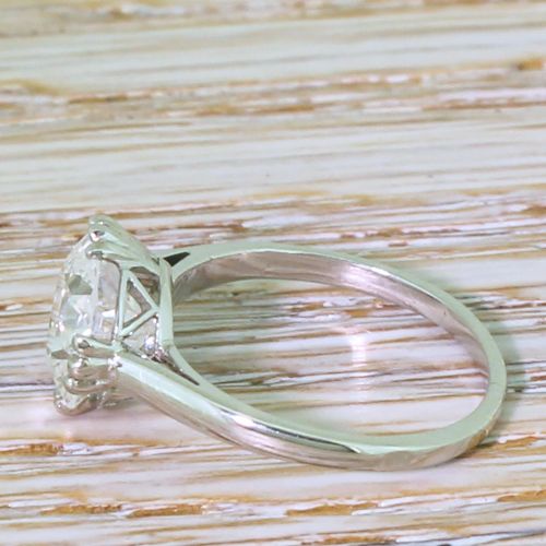 fig 2. Art Deco 2.01 Carat Old Cut Diamond Engagement Ring, French, circa 1920