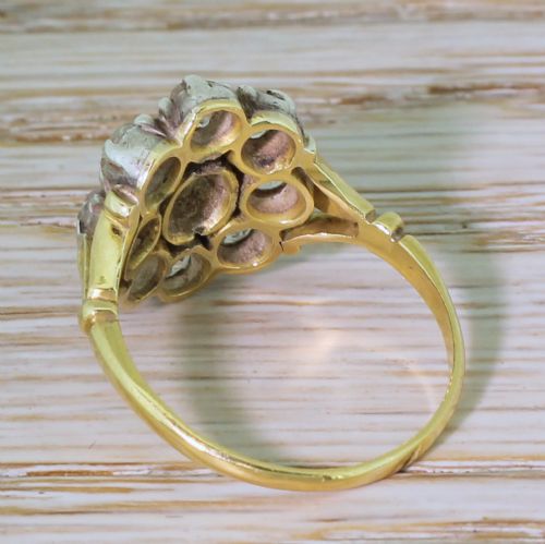 fig 3. Victorian 2.00 Carat Old Cut Diamond Cluster Ring, circa 1870
