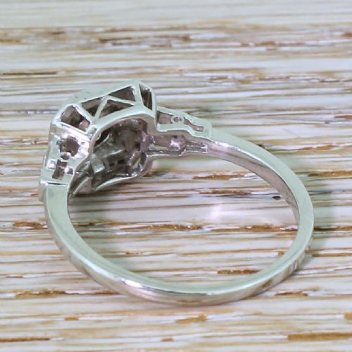 fig 3. Art Deco 0.60 Carat Old Cut Diamond Solitaire Ring, French, circa 1925